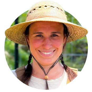 Emma Ells, farmer at SoHum Mountain Healing Resort