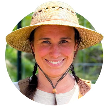 Emma Ells, farmer at SoHum Mountain Healing Resort