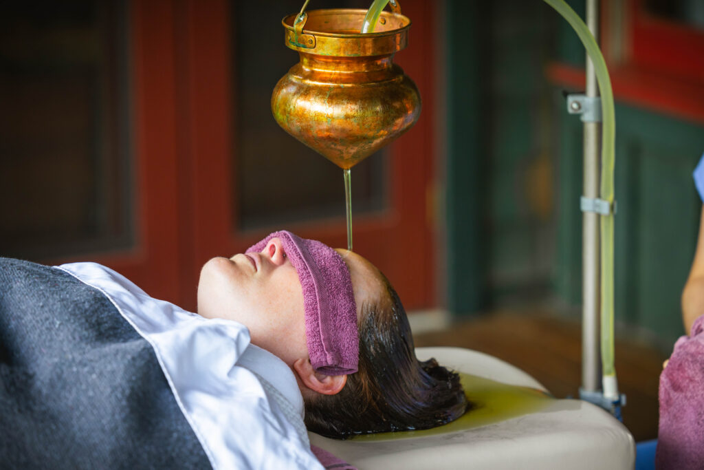 Shirodhara at SoHum Mountain Healing Resort