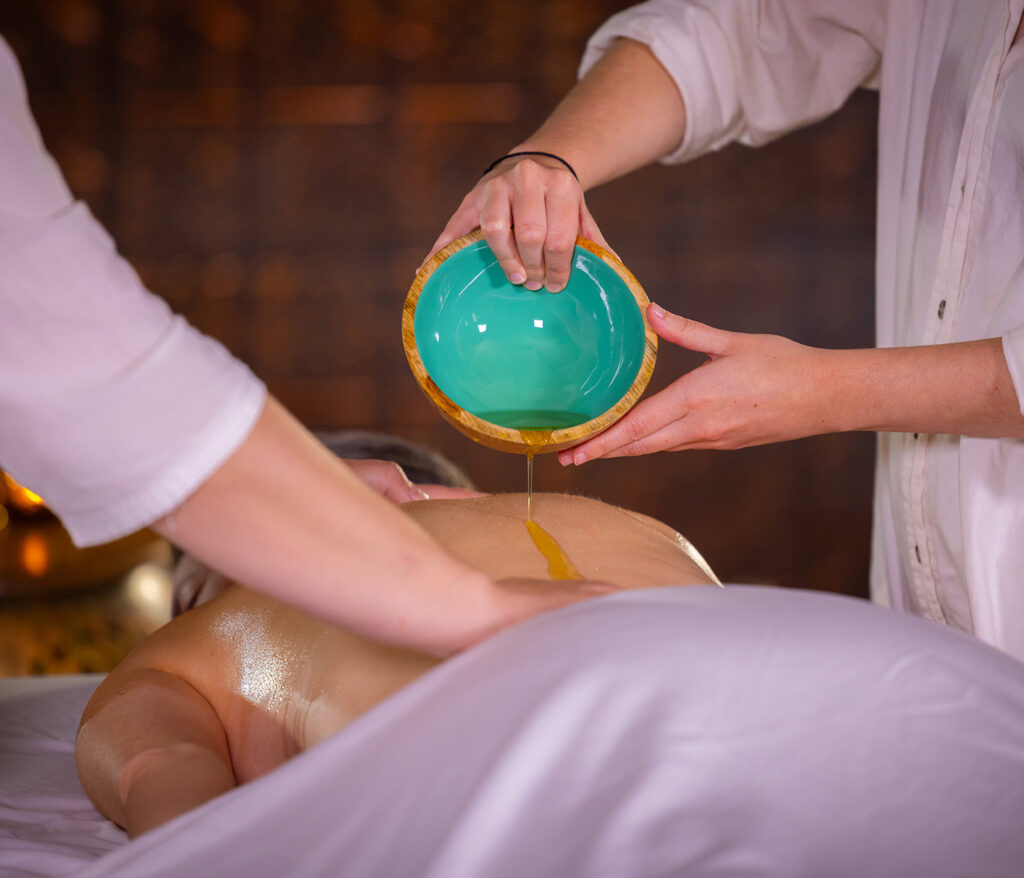 Spa treatment at SoHum Ayurvedic Healing Retreat in Asheville, NC